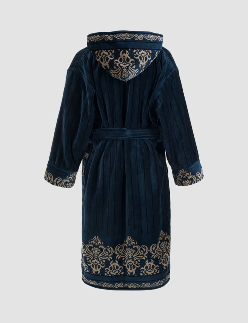 Adagio Luxury Hooded Bathrobe Etsy