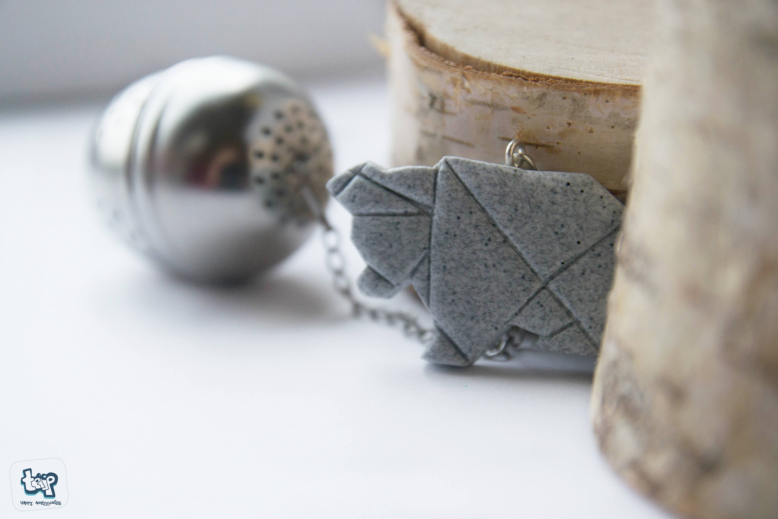 Origami Ours-Infuseur de Thé Mignon-Accessoires Thé-Cadeau d'ours Mama-Thé en Vrac-Passoire à Thé-Th