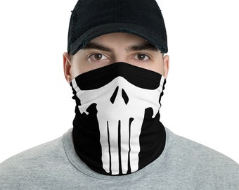 Details about   Punisher Neck Gaiter Balaclava Face Mask 