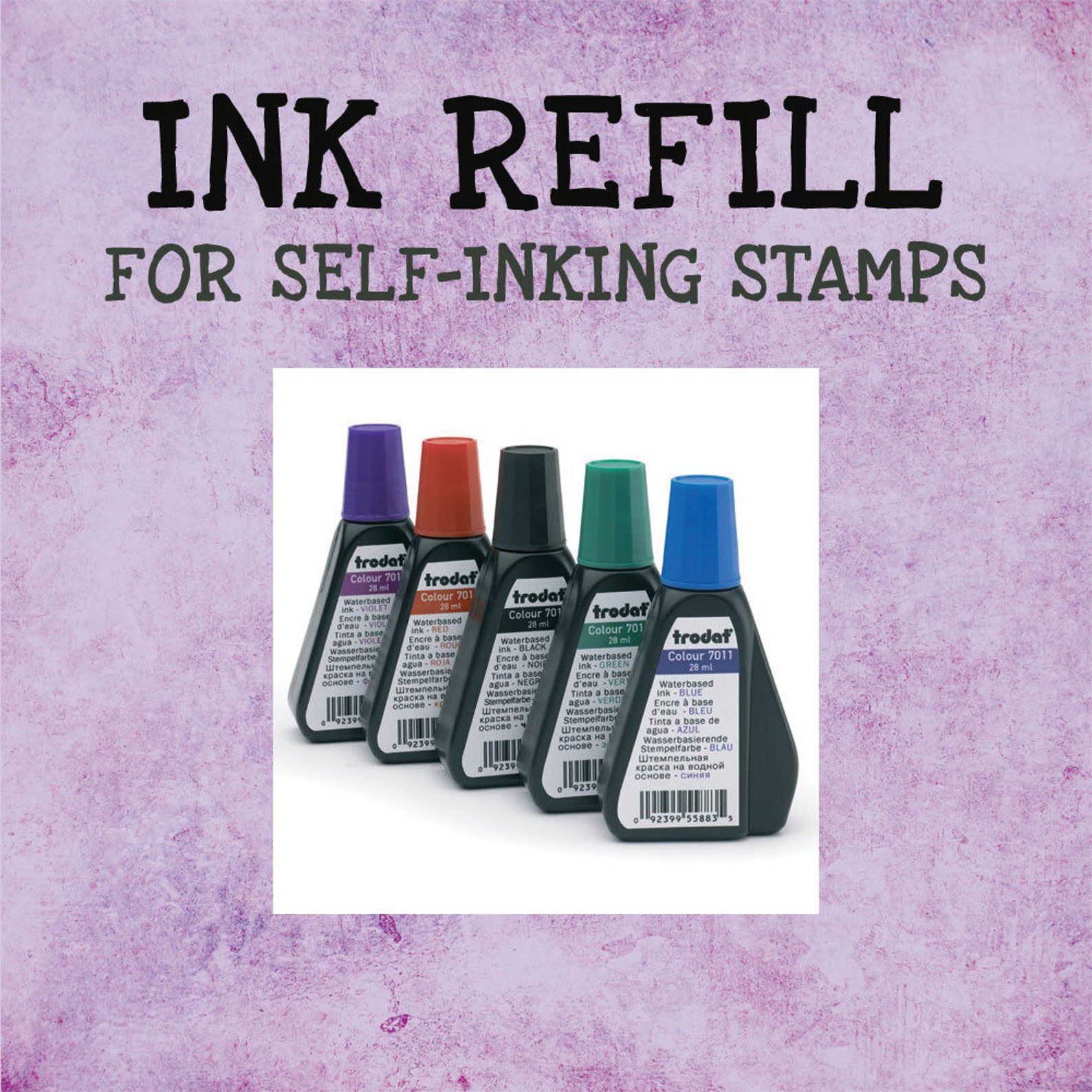 Ink Refill for Selfinking Stamps and Ink Pads Etsy