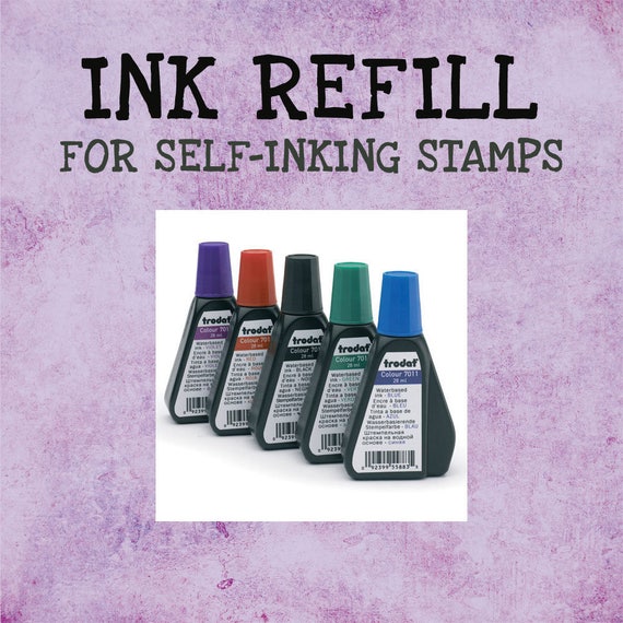 Ink Refill for Selfinking Stamps and Ink Pads Etsy