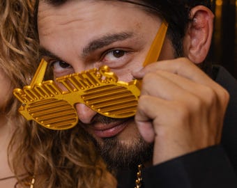 Custom Text Shutter Sunglasses Party Shades