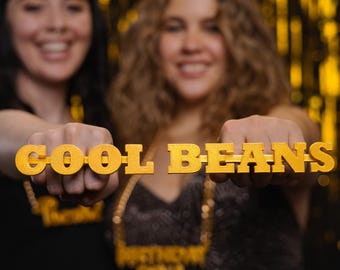 Custom Plastic Personalized Brass knuckle Style  Multi finger ring Bling Prop for Costume Party ( 1 pc per order- PLA Plastic )