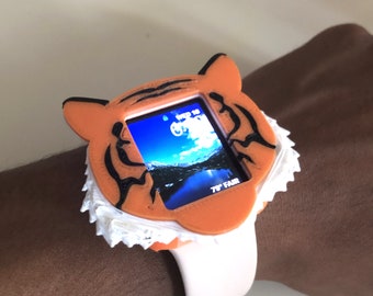 Apple Watch cover-Tiger-3D afgedrukt