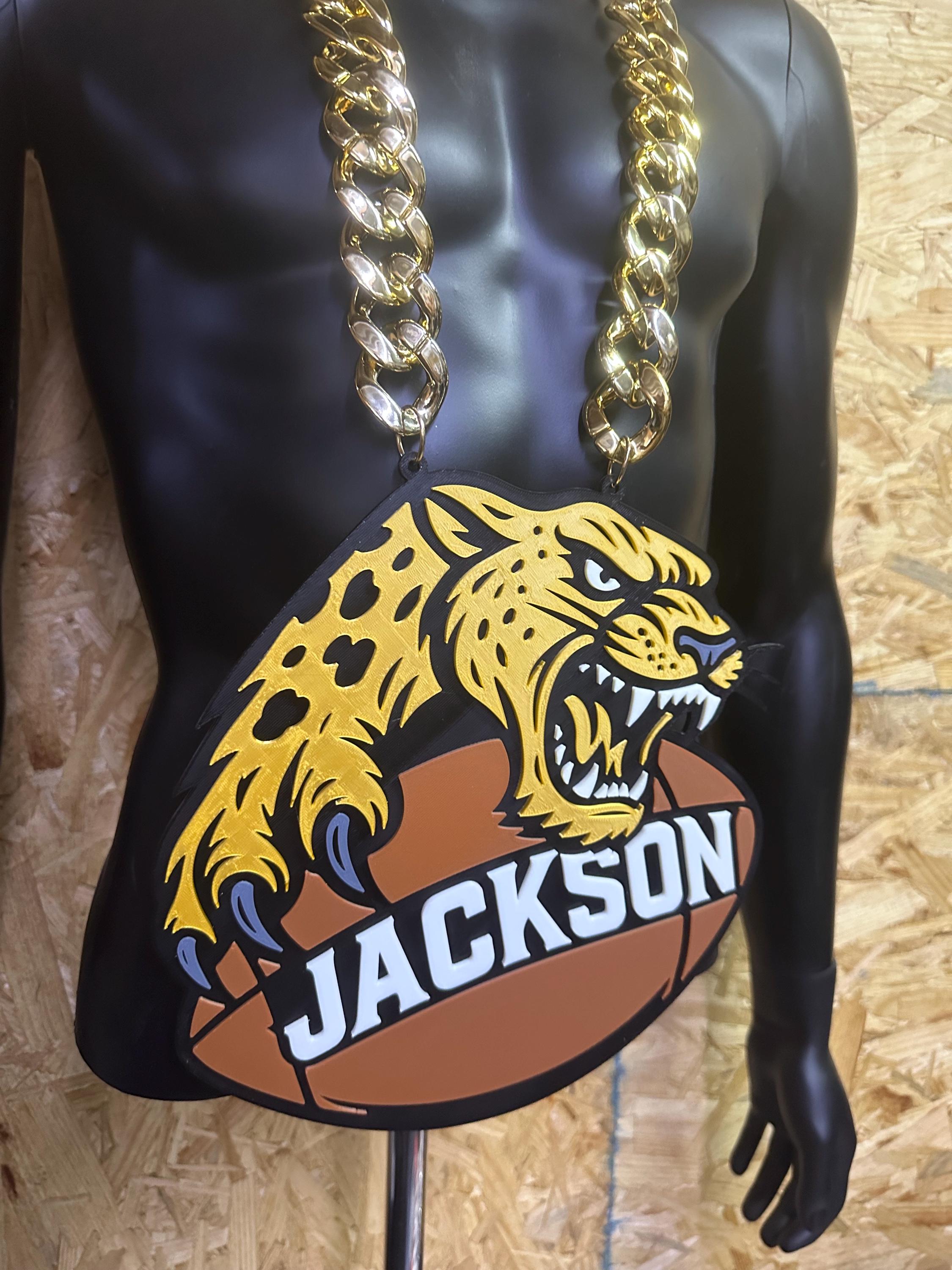 Custom Logo Turnover Sports Team Bling & Chain | Company Logo 