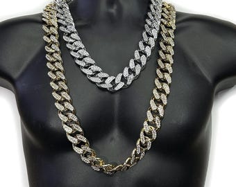 Bling Turnover Chunky Acrylic Chain adjustable - 37 inch (Chain ONLY)