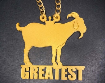 GOAT Bling & Chain ( PLA plastic Bling and aluminium Plated chain)