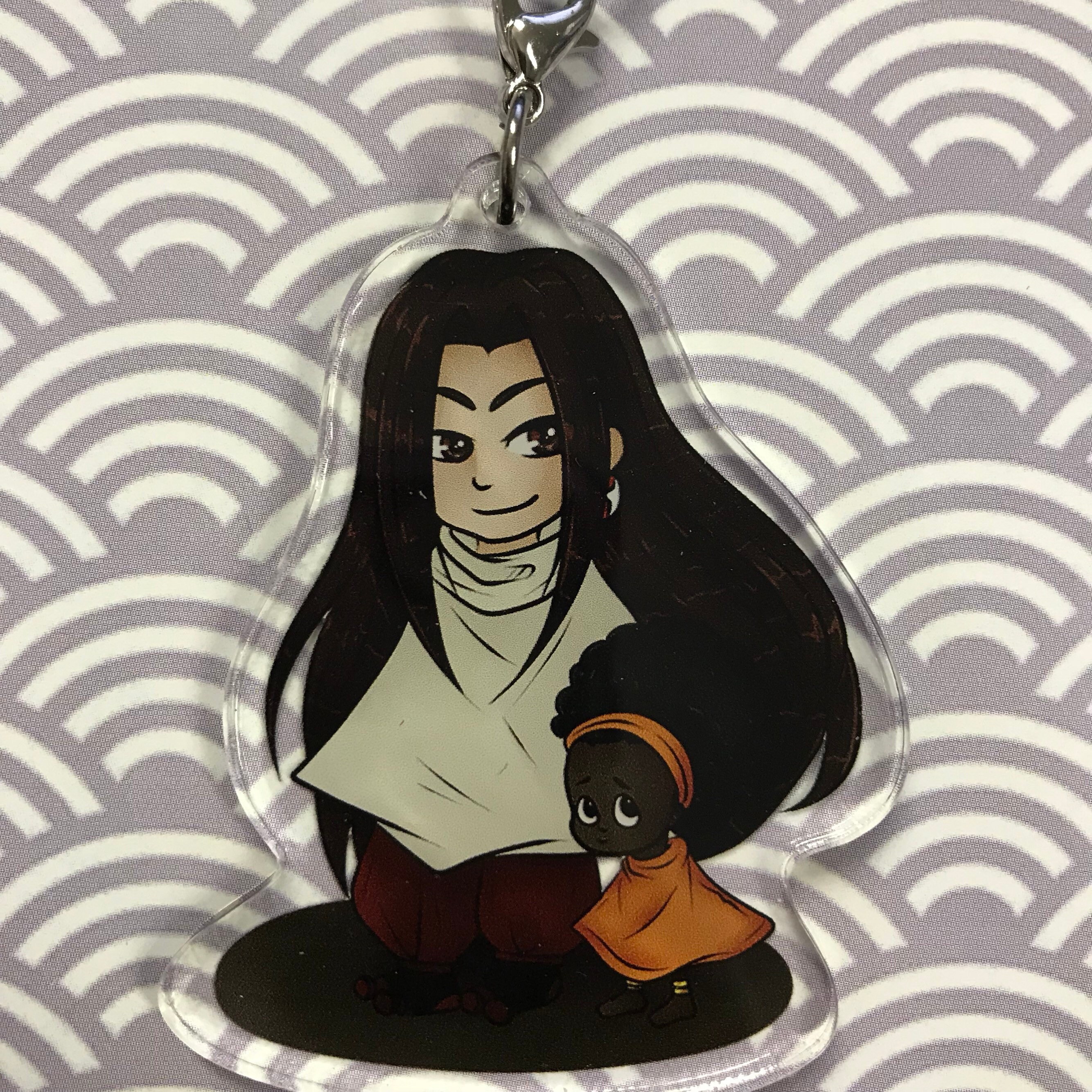 Shaman King Hao Asakura Opacho 2 5 Double Sided Etsy Shaman King Hao Asakura Opacho 2 5 Double Sided Etsy