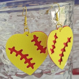 Sports Heart-Shape Earrings