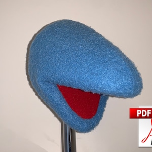 Puppet Head Pattern Digital Download - &quot;Sniff&quot; - Foam and Fleece
