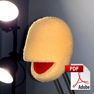 Puppet Head Pattern – “Noggin” – Easy Foam & Fleece (PDF)