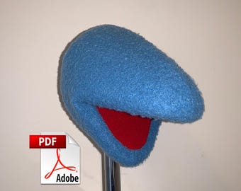 Puppet Head Pattern – “Sniff” – Easy Foam & Fleece (PDF)