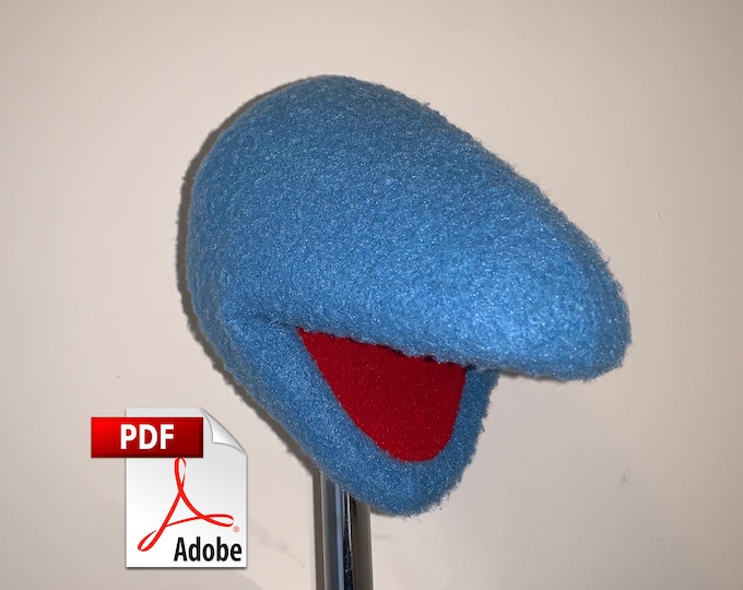Oval Puppet Oval Shaped Puppet Head Fabric Pattern - Etsy Canada