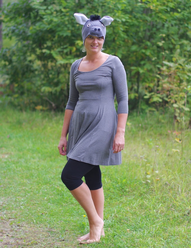 Adult Donkey Costume Hat for Halloween Woman Carnival Animal Etsy