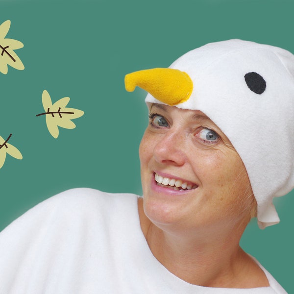 Chapeau de costume de mouette pour Halloween. Amusez-vous au carnaval. Adultes et adolescents