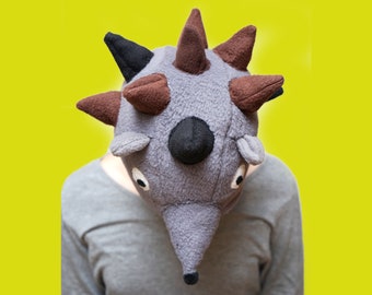 Handmade Fleece Hedgehog Costume Hat: Toddler Pretend Play