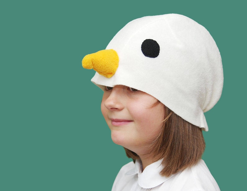 Kids Seagull Costume Hat, Kids Halloween Costume, Seagull Hat, Toddler Costume, Kids Bird Hat