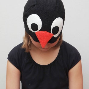 Penguin costume hat, toddler pretend play, toddler costume, animal mask, Kids Halloween costume image 4