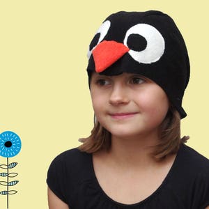 Penguin costume hat, toddler pretend play, toddler costume, animal mask, Kids Halloween costume image 1