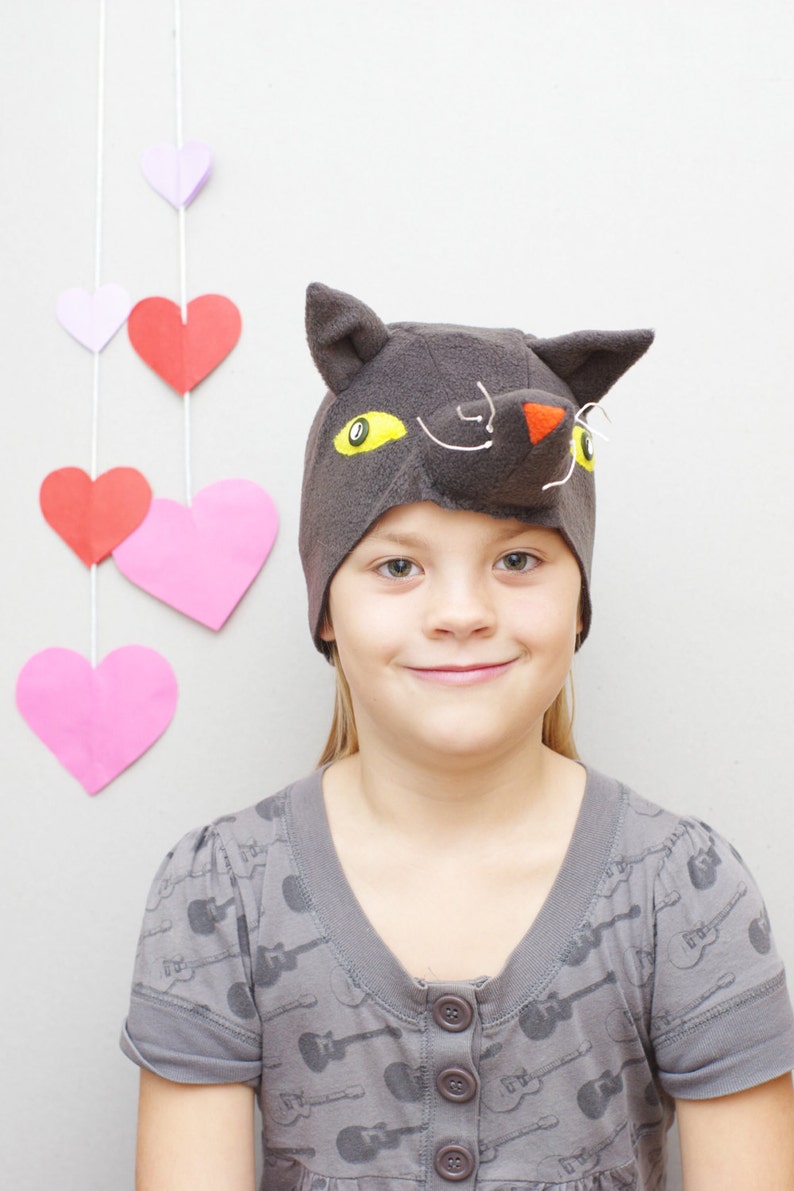 Kids wolf costume hat for halloween wild animal costume hat Etsy