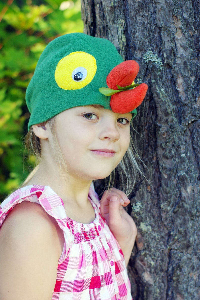Kids costume Parrot costume hat bird costume hat toddler Etsy