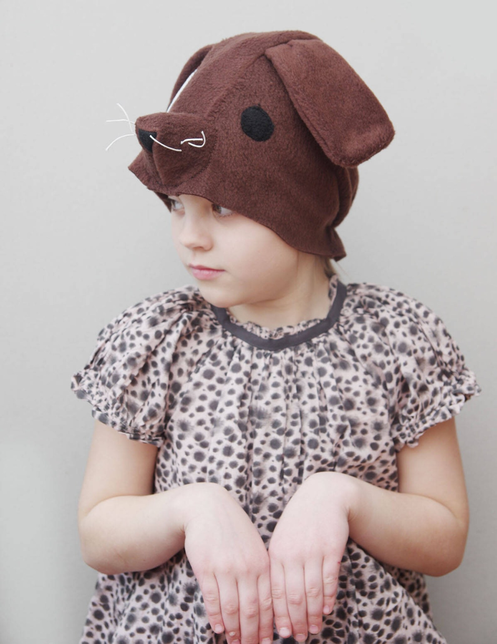Kids Dog Costume Hat for Halloweentoddler Animal Costume Hat Etsy