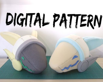 photo Furry Oc Base Template protogen etsy