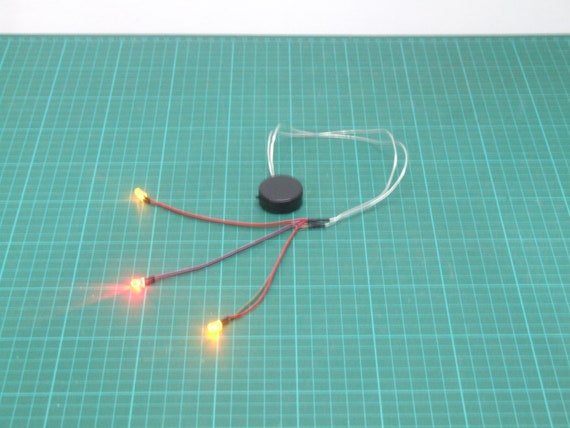 Fire Flame Effect Flickering Flashing LED Lights Cosplay | Etsy