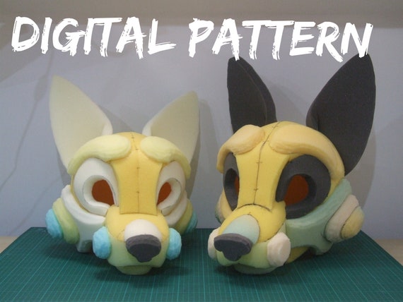 How To Make A Cheap Protogen Fursuit Head + PDF Template