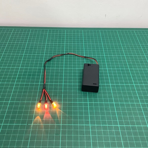 Fire Flame effect flickering flashing LED Lights, Cosplay Costume LEDs