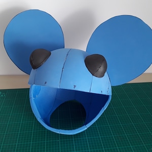 Deadmau5 Inspired Mouse Head Costume: EVA Foam Template (PDF Pattern)