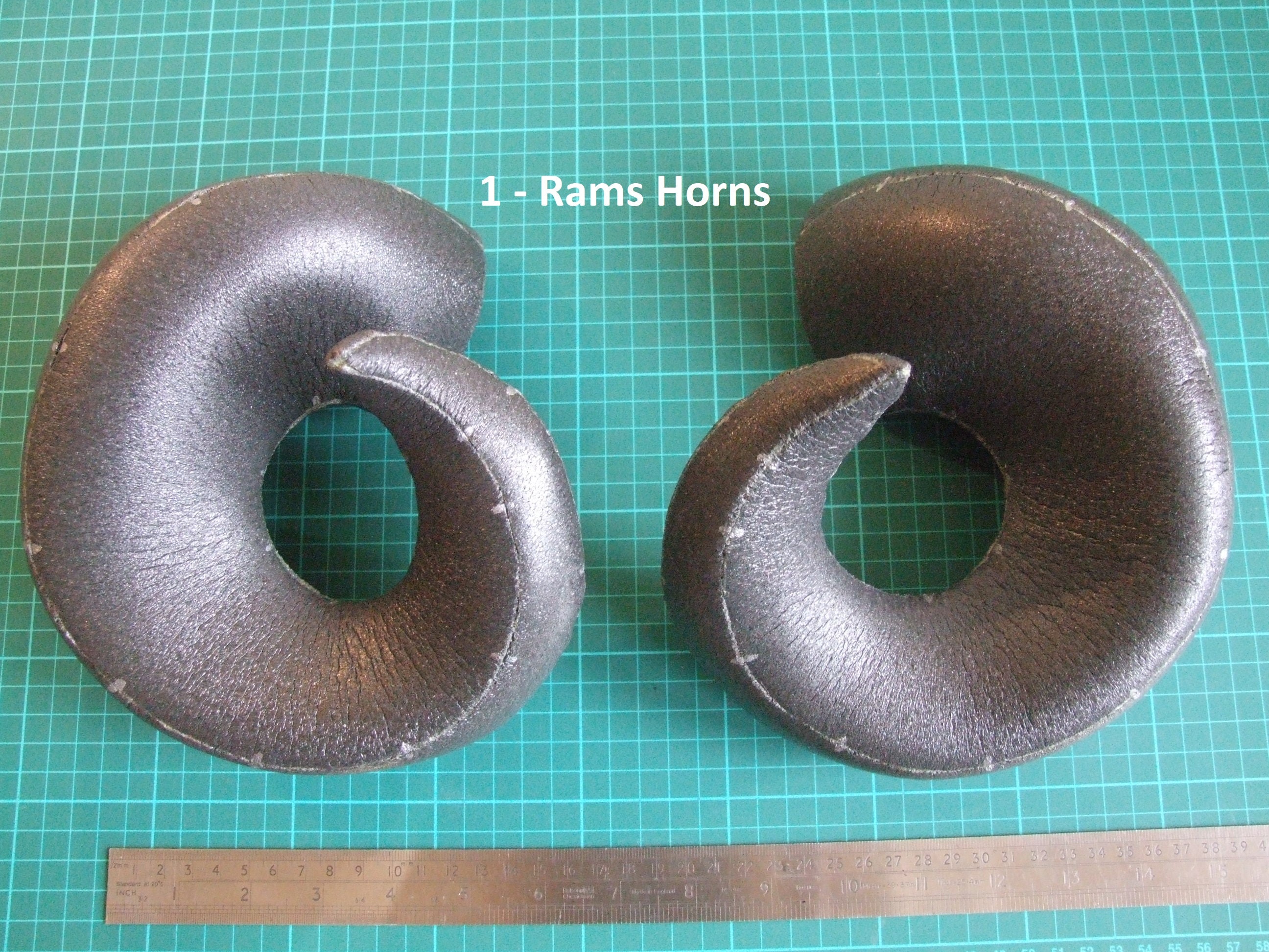 Rams Horns EVA Foam Horn Template Digital PDF Pattern Make | Etsy UK