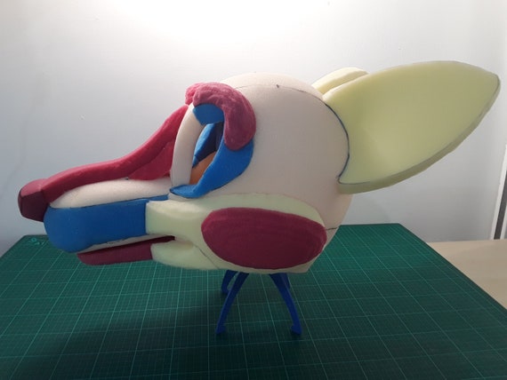 How To Make A Cheap Protogen Fursuit Head + PDF Template