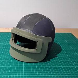 Capacete estilo exército - padrão de molde de espuma - Faça você mesmo