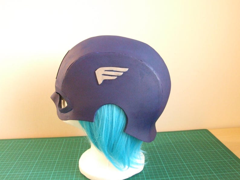 キャプテン・アメリカのヘルメットコスプレ衣装 PDF フォームテンプレートマスク（PDF デジタルパターン） 画像 4