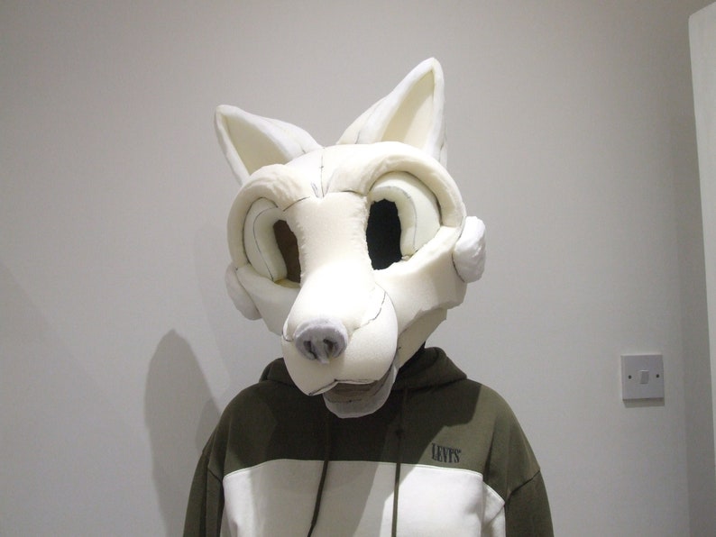 Wolf Fursuit Head Base Fox PDF Digital Template Pattern Make Etsy