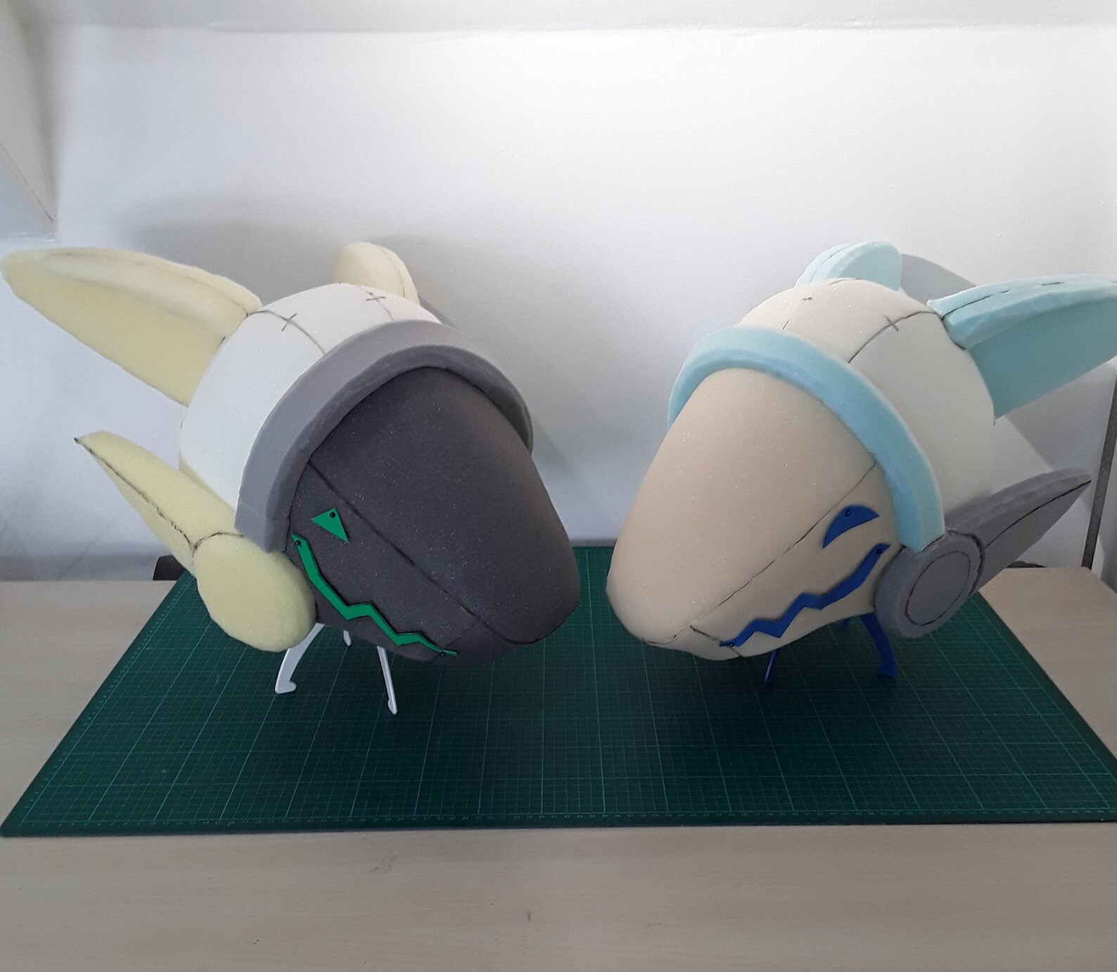 Protogen Fursuit Headbase Foam Mask Head Base Etsy