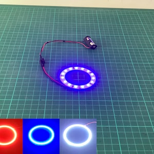 6cm, Circle Ring LED light cosplay, Iron Man, Cyborg, Genos