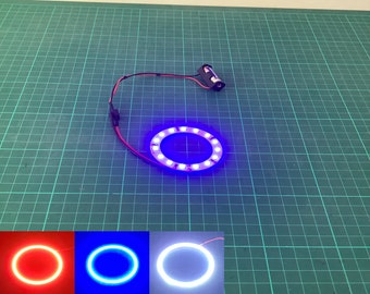 6cm, Circle Ring LED light cosplay, Iron Man, Cyborg, Genos