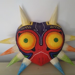 Majoras Mask ,Legend of Zelda inspired Foam Template - Digital Pattern Make Your own