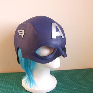 Patrón de plantilla de espuma PDF para disfraz de cosplay de casco de Capitán América - Crea el tuyo propio