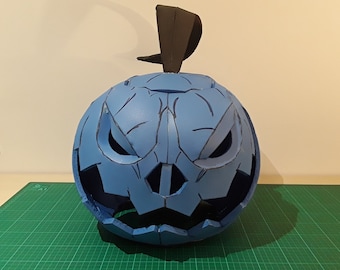 パンプキンヘッドコスチュームのテンプレート：DIYハロウィンマスク（PDFパターン）