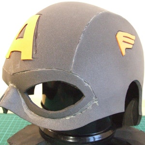 キャプテン・アメリカのヘルメットコスプレ衣装 PDF フォームテンプレートマスク（PDF デジタルパターン） 画像 3