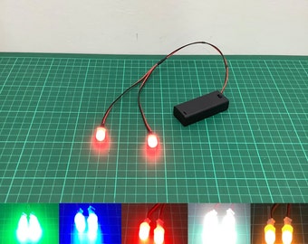 10mm LED Eye Light Kit: Cosplay Mask Fursuit Eyes