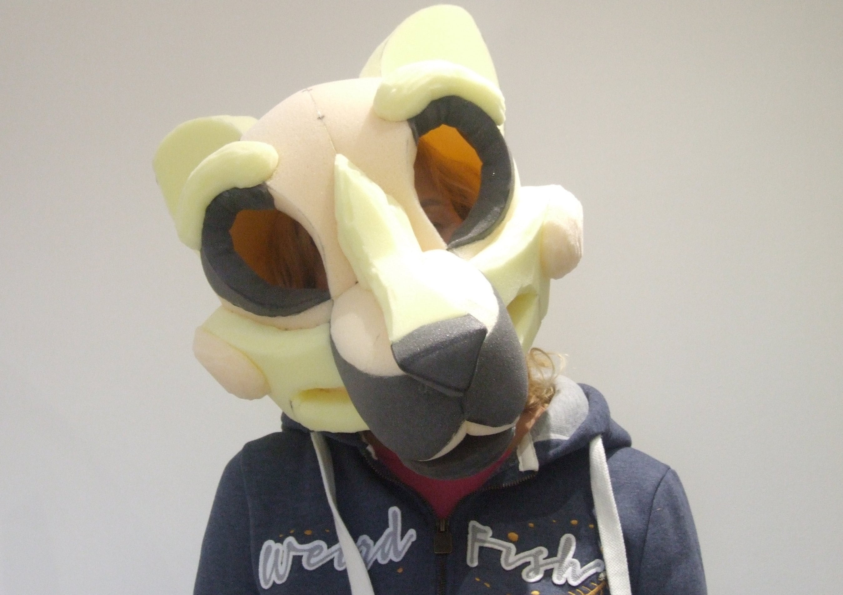 FREE SHIPPING 3D printed fursuit costume cat feline Dog wolf k9 animal nose Fursuit accessory