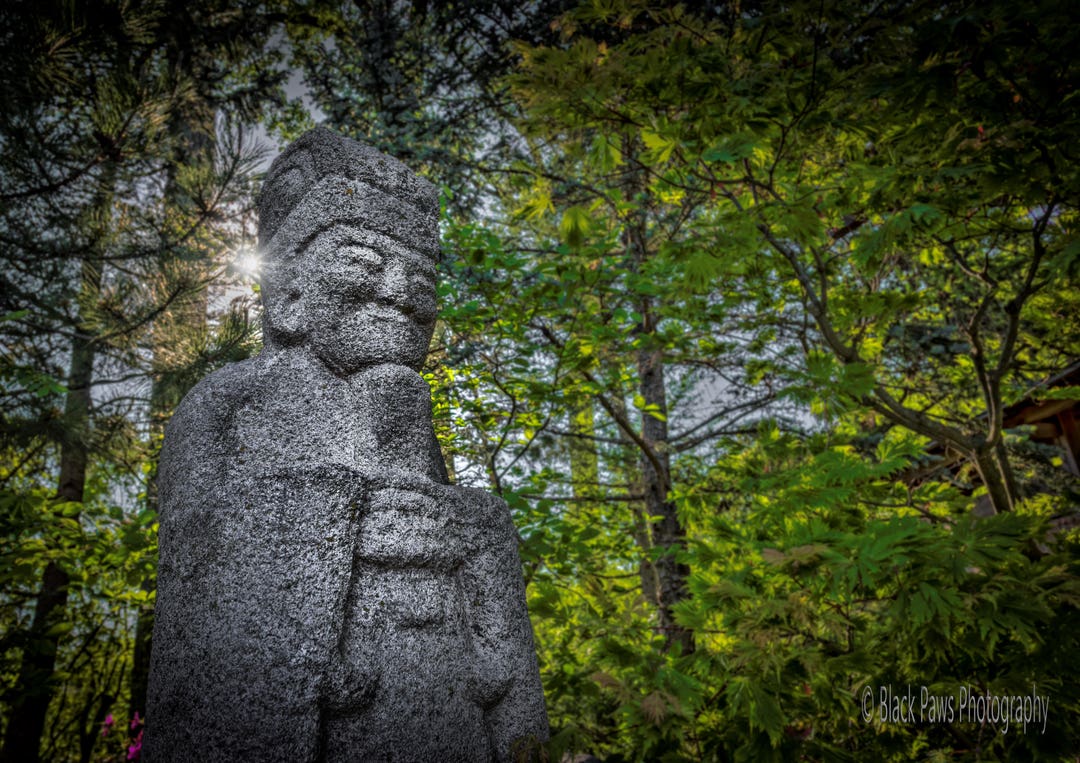 Japanese Garden Statue rockford IL Etsy