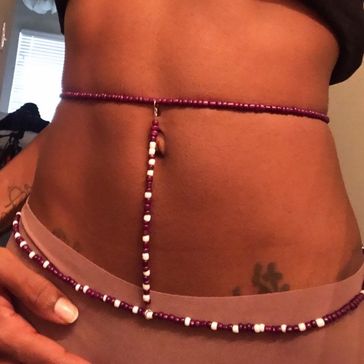 Double Strand Waist Bead choose Your Colors Etsy