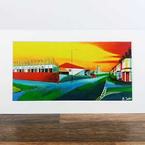 Bramall Lane poster.  Limited edition Sheffield print.  Sheffield United football club. The blades
