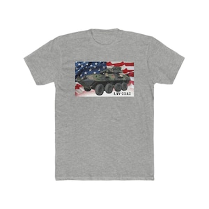 LAV-25A2 wheeled armored vehicle Men&#39;s Cotton Crew Tee
