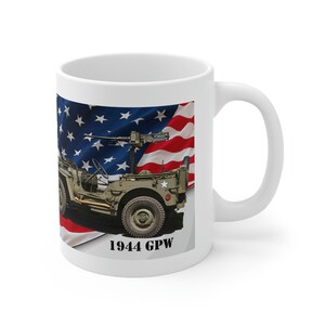1944 GPW Jeep Ceramic Mug 11oz